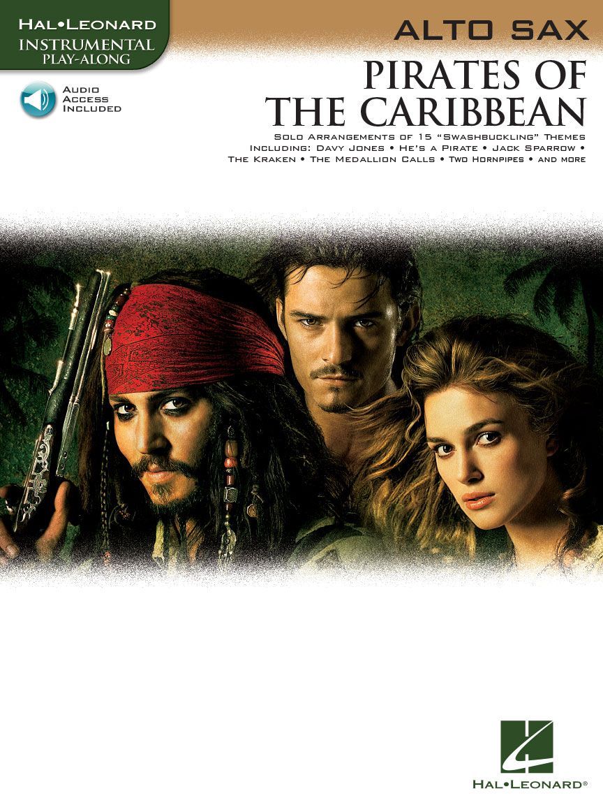 Noten Pirates of caribbean Fluch der Karibik incl. Audio HL 842185 Altsaxofon