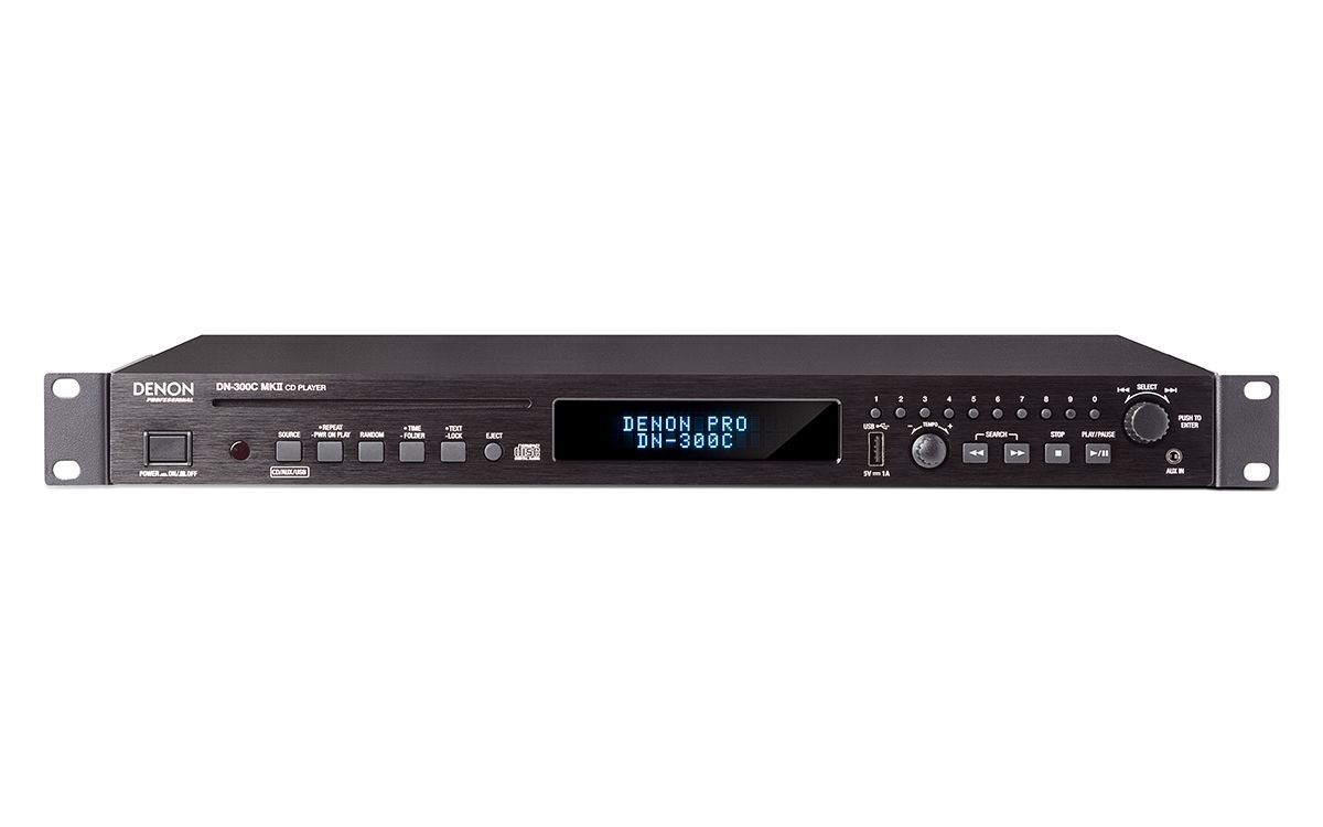 Denon DN-300C MKll 19" 1 HE CD-/USB Mediaplayer mit IR Remote