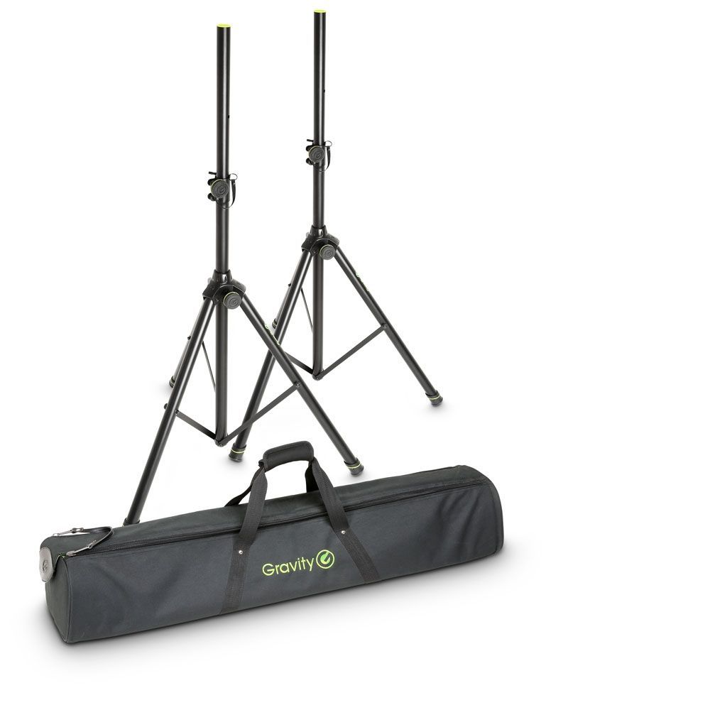 GSS5211BSET1_1 Gravity SS 5211 B SET 1 Boxenständer-SET Stativ Bundle Speaker Stand