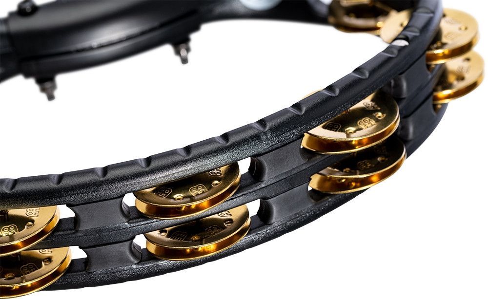 Meinl TMT2B-BK Drum Tambourin Messingschellen