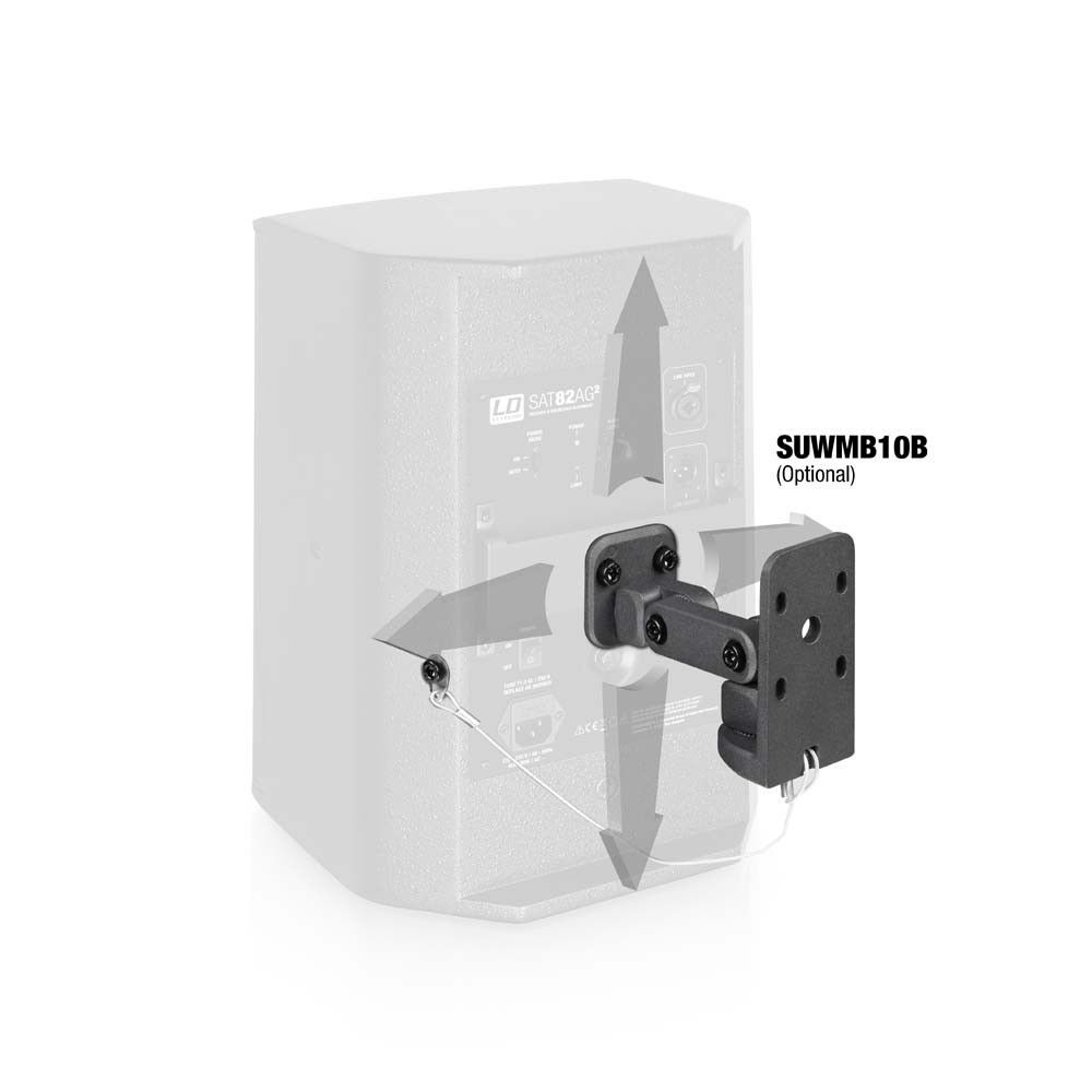 LD Systems SAT 62 A G2 6,5" Installationslautsprecher aktiv,  schwarz_00035987_