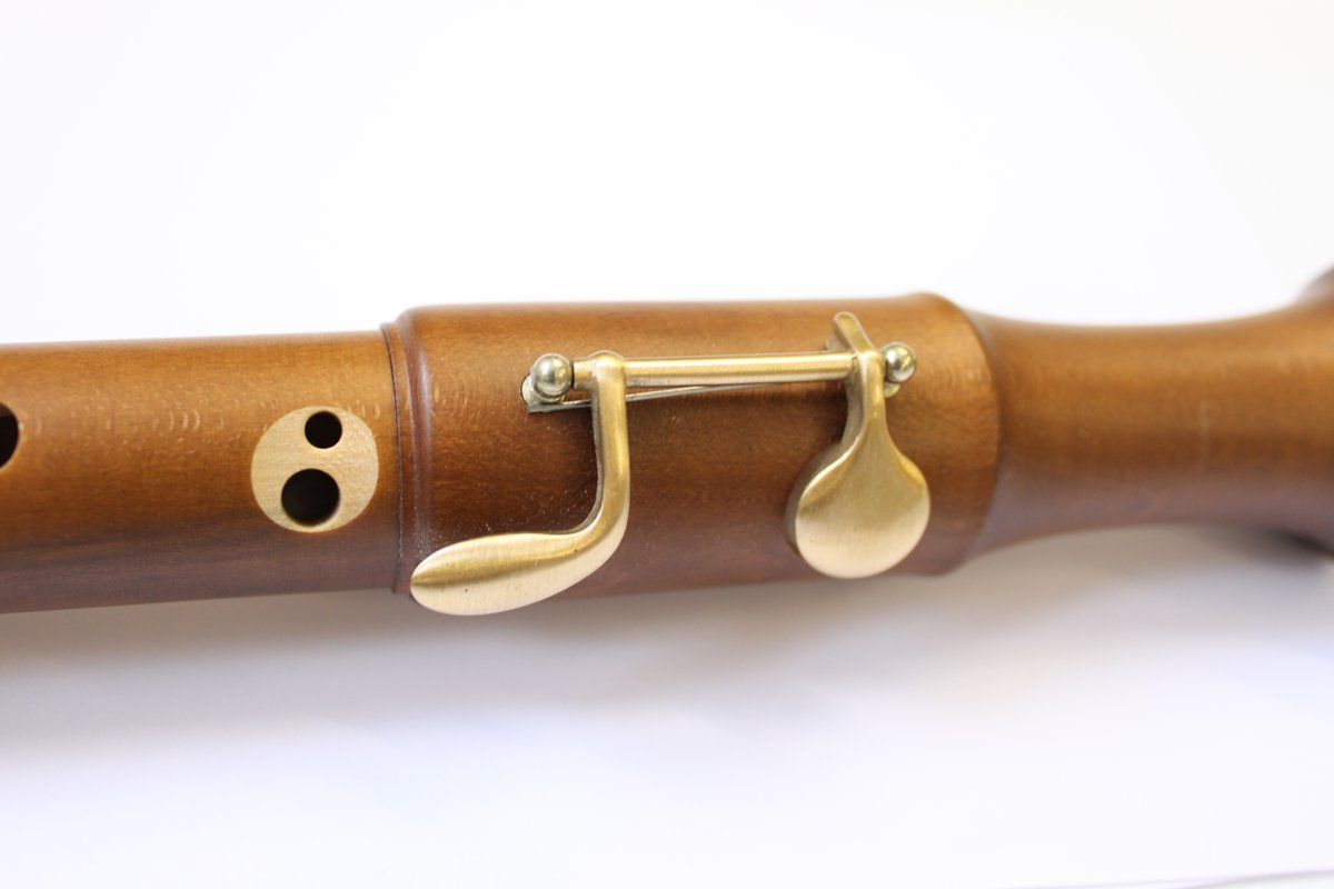 Schneider Tenorflöte Blockflöte 40803-be Tenor Ahorn braun barock