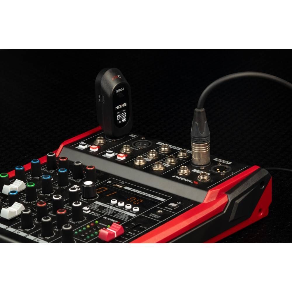 EIKON UXLR Drahtloses UHF-Audio Funksystem mit XLR-Aufstecksender 