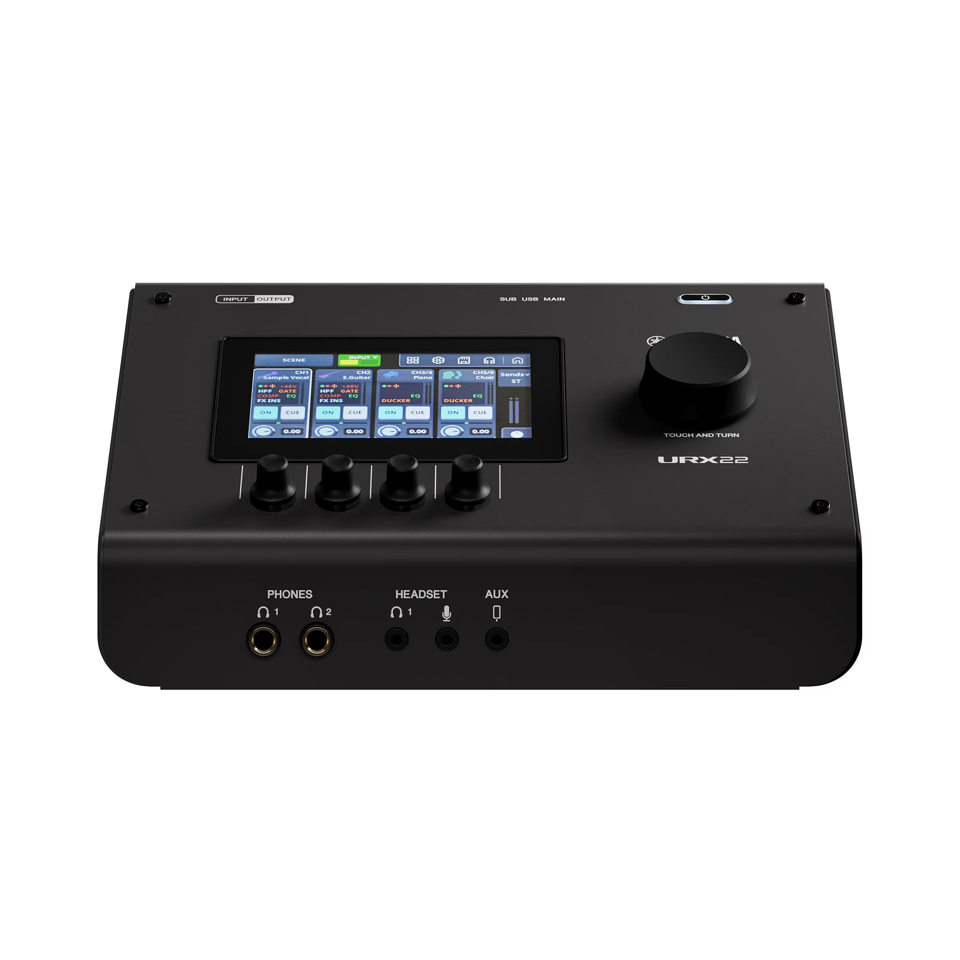 Yamaha URX22 BK  2-Kanal USB 2.0 Audiointerface NEUHEIT