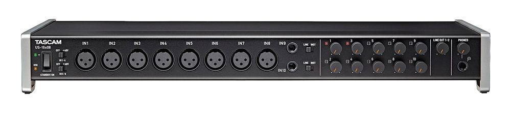 Tascam US-16x08  USB-Audio-/MIDI-Interface mit 8 Mikrofon- + 8 Line-Eingänge_00031366_