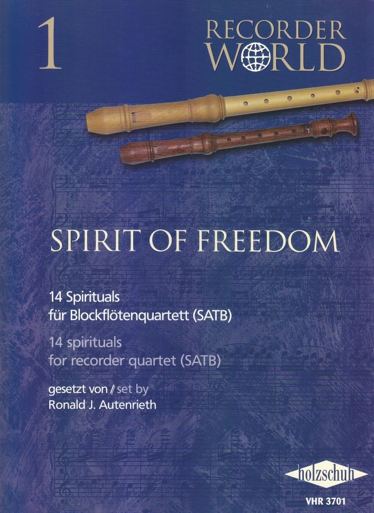 Noten Spirit of Freedom 14 Spirituals  VHR 3701 Holzschuh Blockflöten