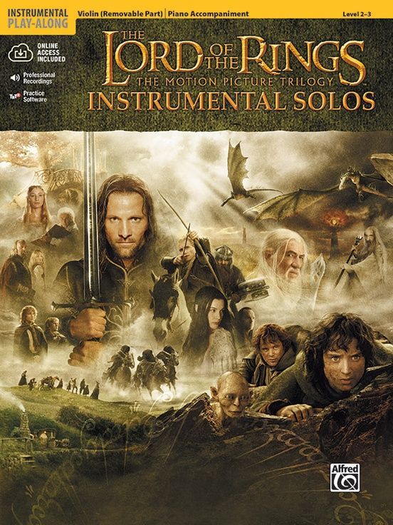 Noten Herr der Ringe Lord of the rings Violine & Klavier Alfred IFM 041 Piano