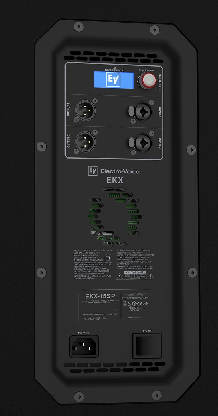 Electro Voice EKX-15SP EV Subwoofer aktiv 15" Lautsprecher mit Class-D Endstufe