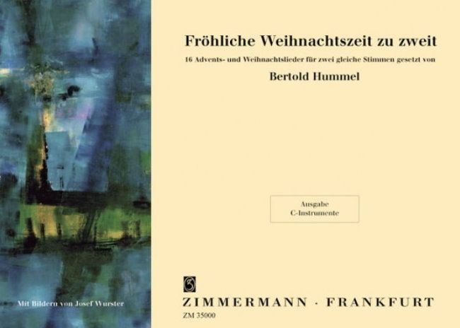 Noten Fröhliche Weihnachtszeit zu zweit Zimmermann ZM35000 Christmas Duos