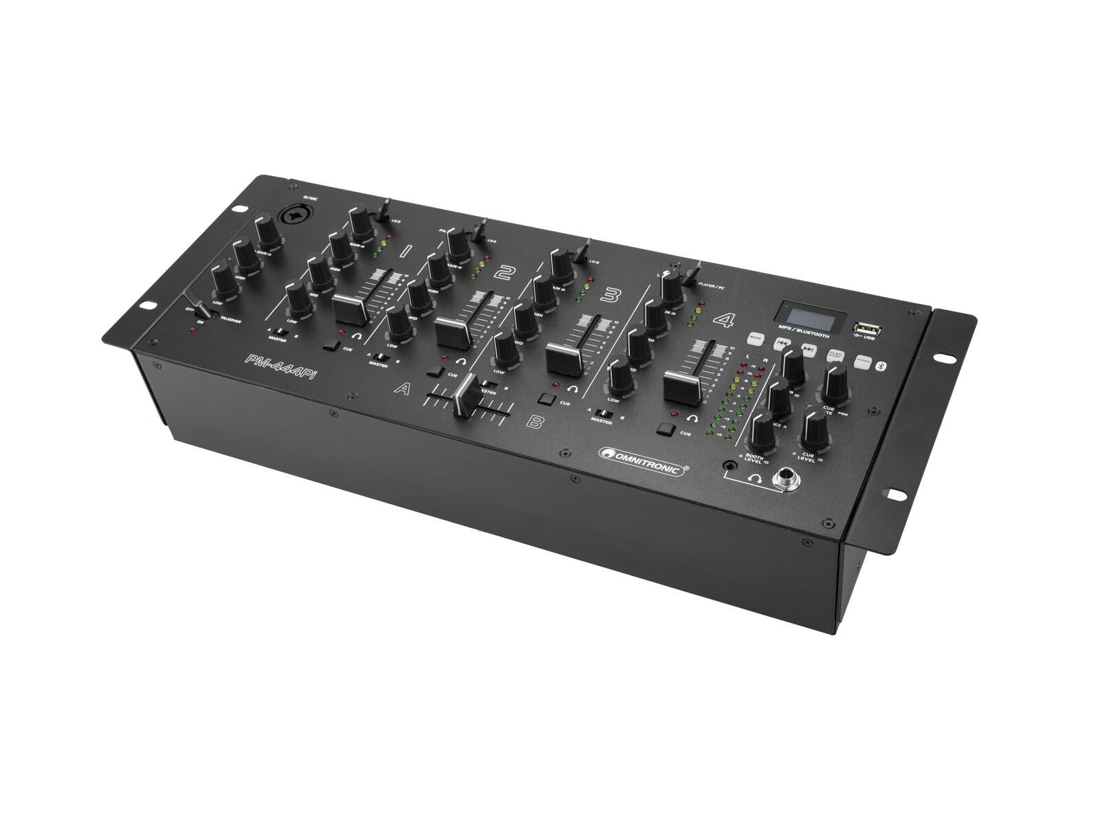 OMNITRONIC PM-444Pi 4-Kanal-DJ-Mixer mit Player & USB-Interface_00054707_