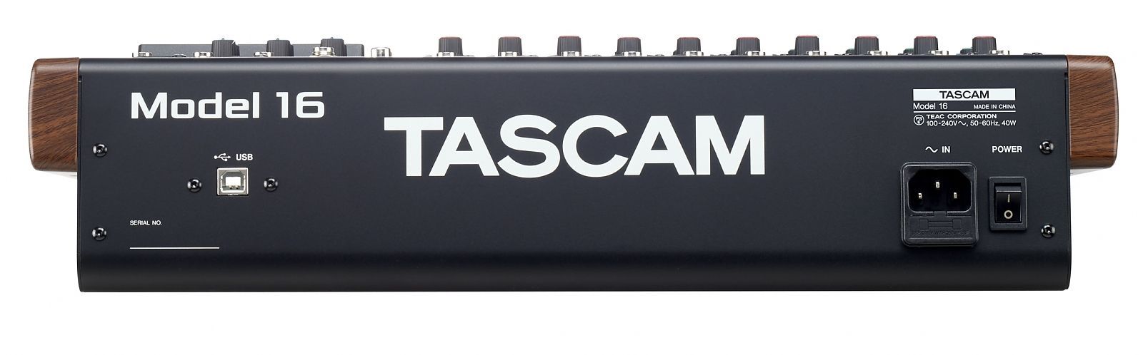 Tascam Model 16 Analogmischpult mit digitalem 16-Spur-Recorder
