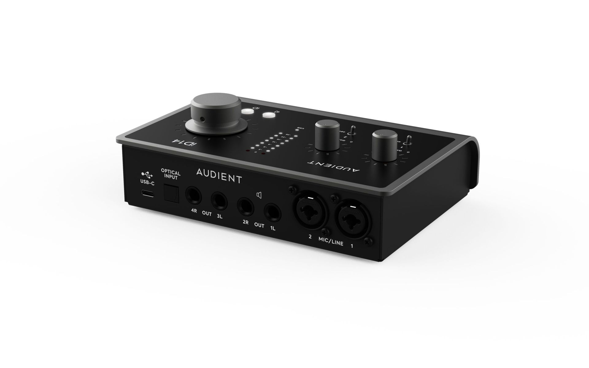 Audient iD14 MK ll USB-C Audiointerface  2 analoge Ein- + 4 analoge Ausgänge