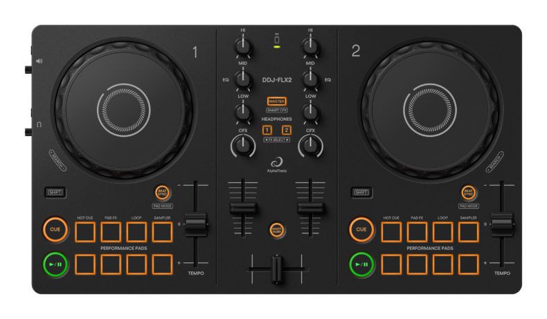 Alpha Theta DDJ-FLX2 DJ-Controller für Einsteiger