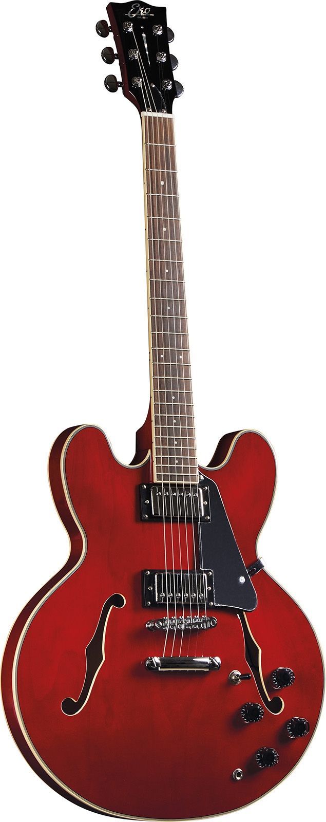 8056734499032 - EKO - GEE FUSION-RED Hollowbody E-Gitarre