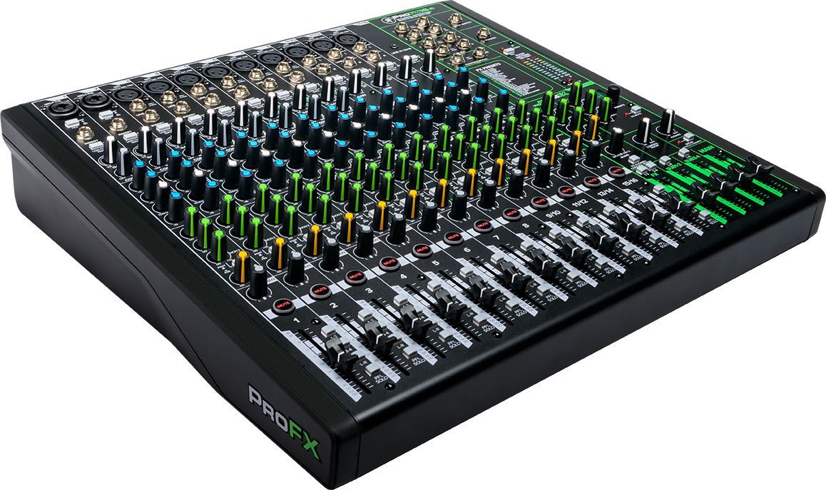 Mackie ProFX16v3 Mischpult 16-Kanal Mixer inkl. Effektgerät, USB-Anschluss