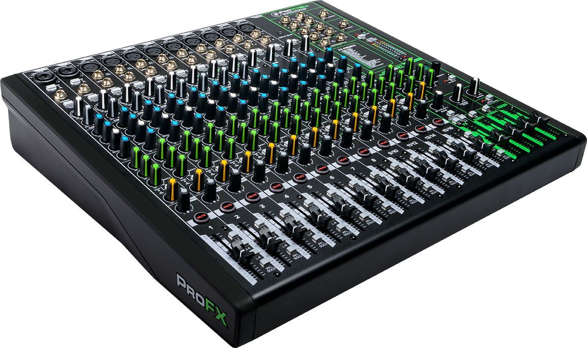 Mackie ProFX16v3 Mischpult 16-Kanal Mixer inkl. Effektgerät, USB-Anschluss