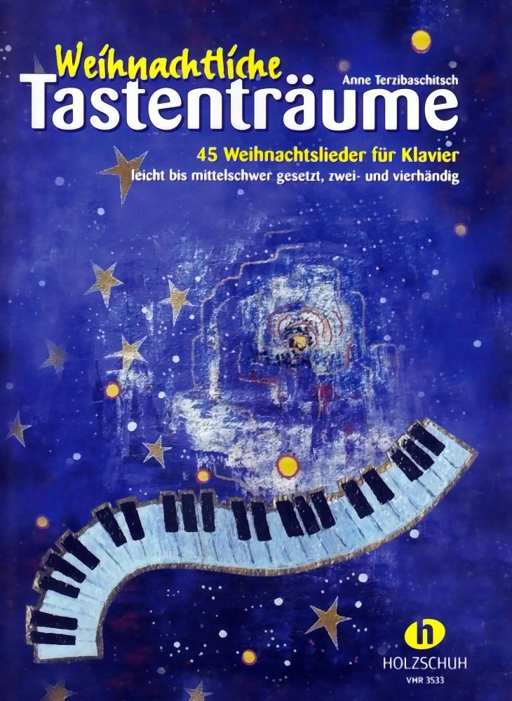 Noten 45 Weihnachtliche Tastenträume VHR 3533 Holzschuh Klavier Terzibaschitsch