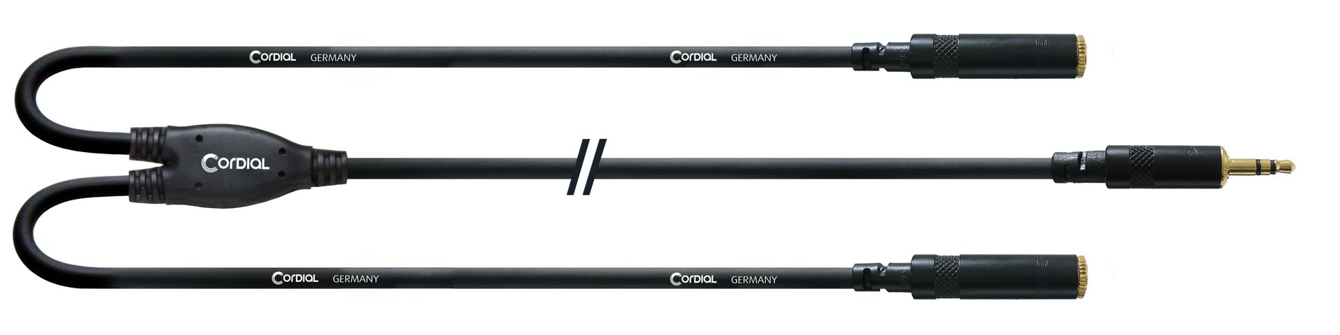 4250197629638 - CFY 03 WYY 03m 35mm Stereostecker 2x 35mm Stereoklinkenbuchse