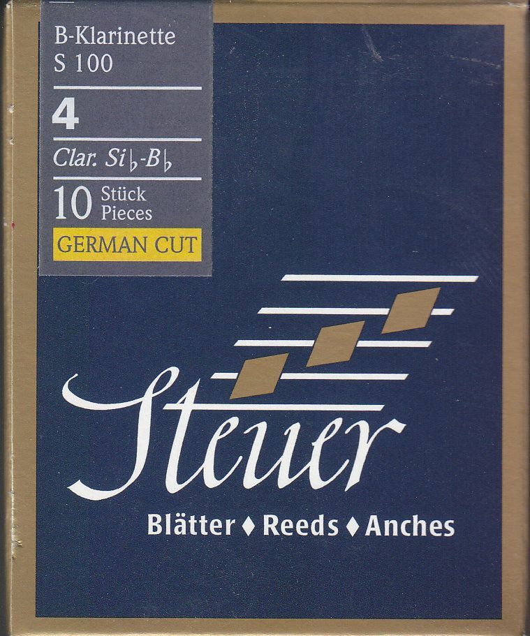 Steuer Blatt S-100 B-Klarinette deutsch 4,0 Blue Line