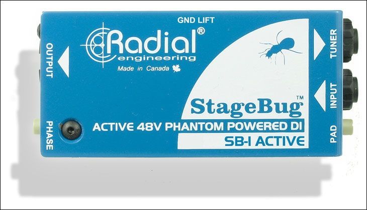 Radial Engineering SB-1 aktive DI-Box speziell für Akustik-Gitarren