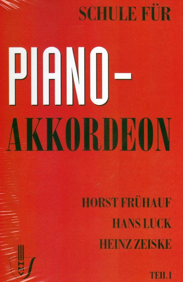 Schule für Piano Akkordeon Teil 1 HMV 11414 Frühauf Luck Zeiske Harth Musik