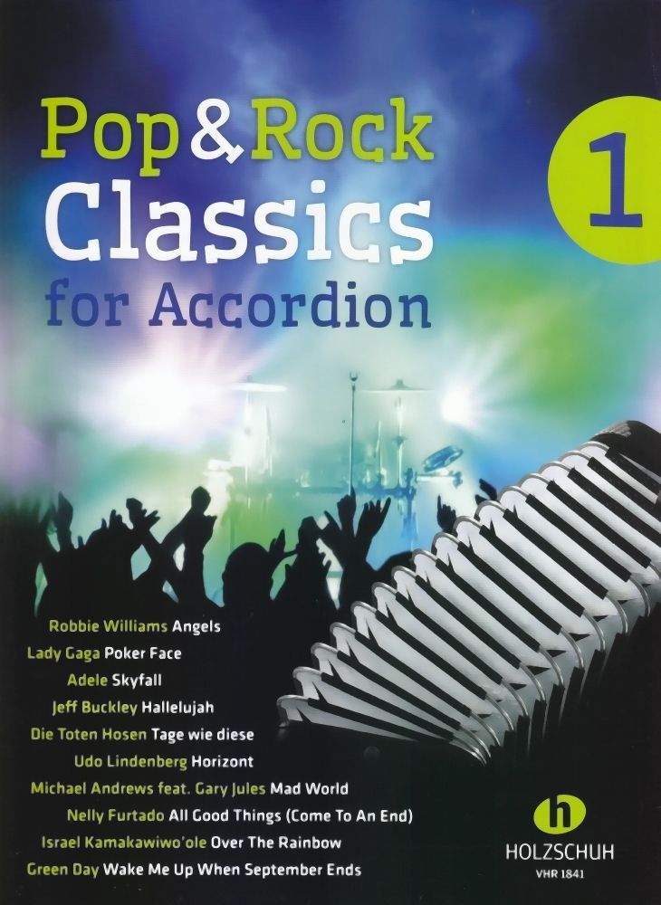 Noten Pop & Rock classics 1  Holzschuh VHR 1841 für Akkordeon Waldemar Lang