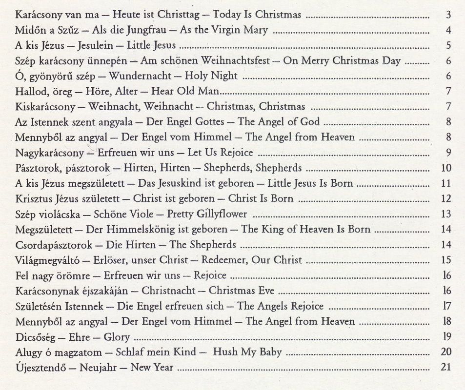 Noten Ungarische Weihnachtslieder Pro Musica 14089 Christmas  