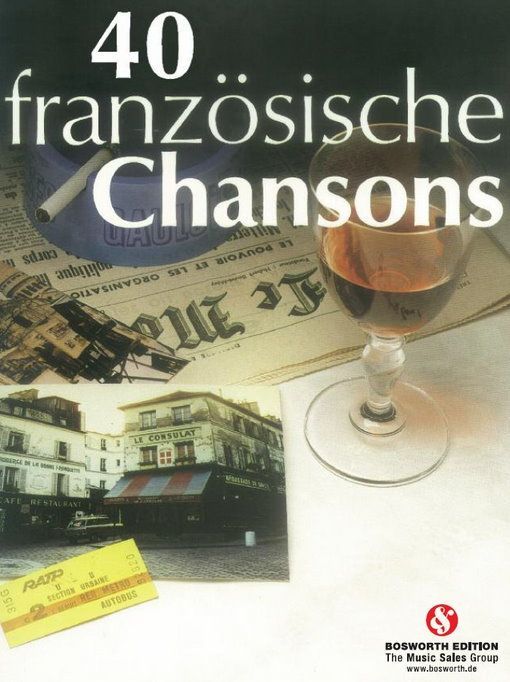 Noten 40 französische Chansons für Klavier und Gesang BoE Bosworth 2506