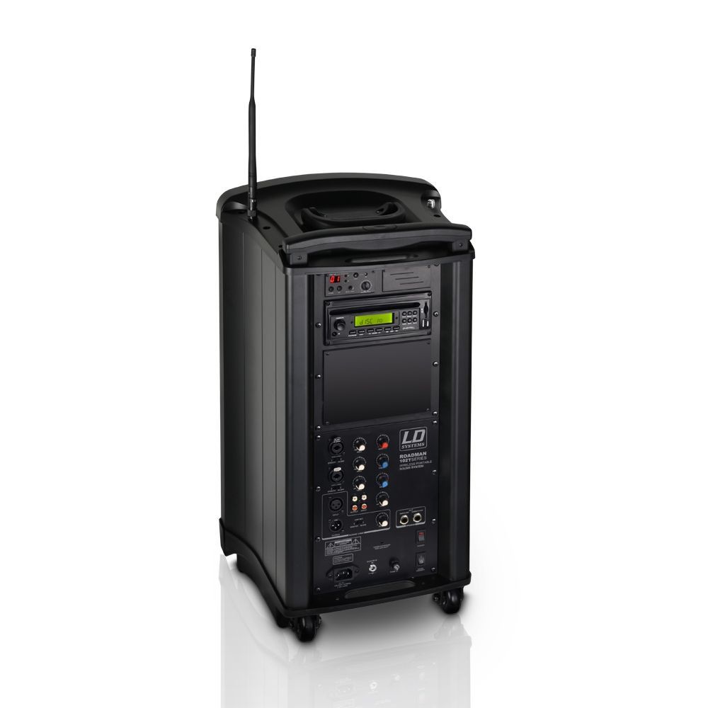 LD Systems Roadman 102 Akkubetriebene Lautsprecherbox mit Funkmikrofon + Player