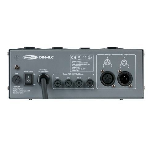 Showtec DIM-4LC  4-Kanal Dimmerpack für Traversenmontage geeignet