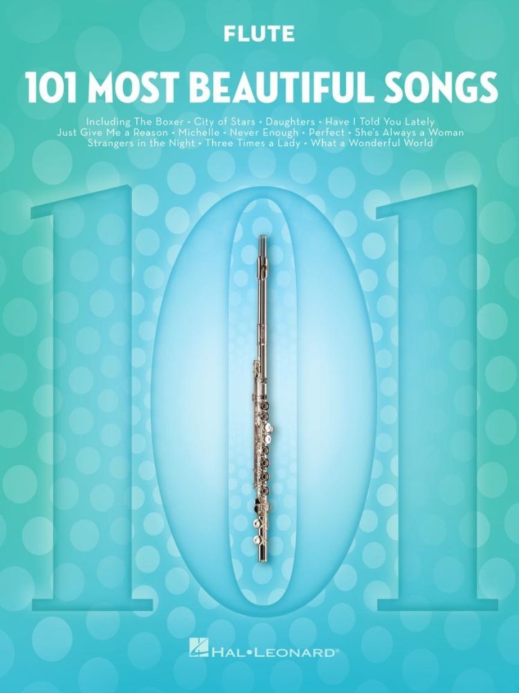 Noten 101 most beautiful songs Querflöte Pop- und Instrumentalmusik HL291023_00050557_