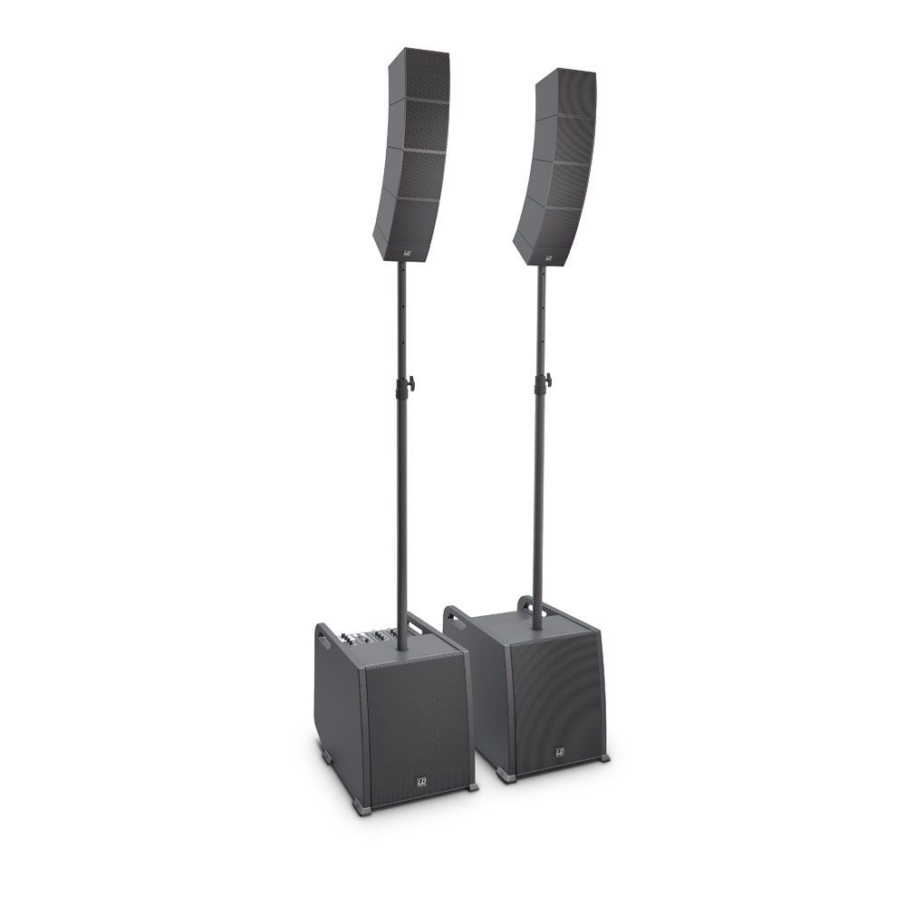 LD Systems CURV 500 PS Power Set Portables Array System mit Distanzrohr + Kabel
