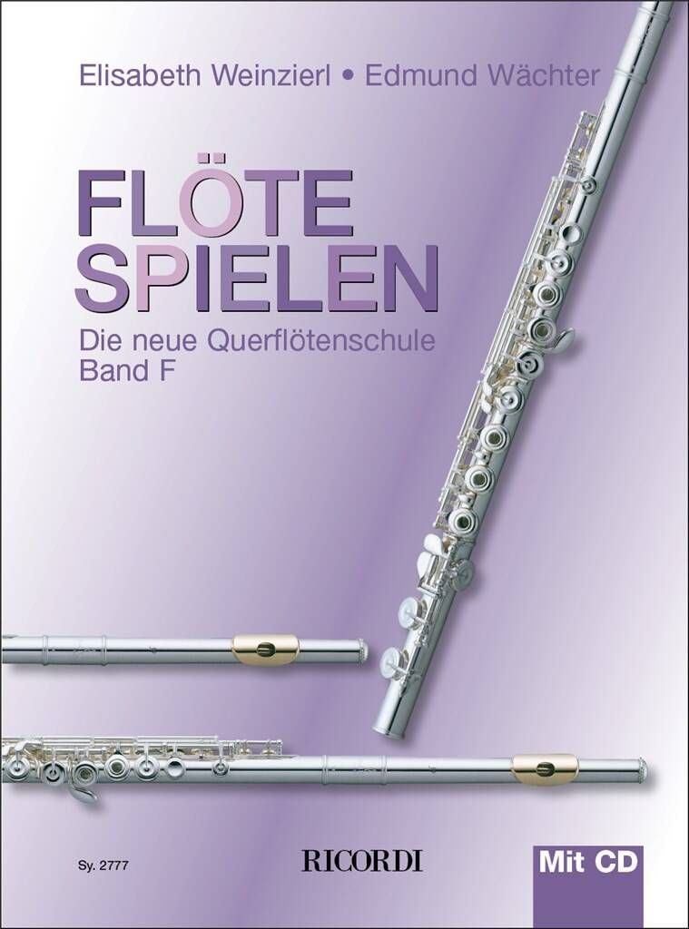 Noten Flöte spielen Band F Querflötenschule Weinzierl Ricordi SY 2777 & incl. CD