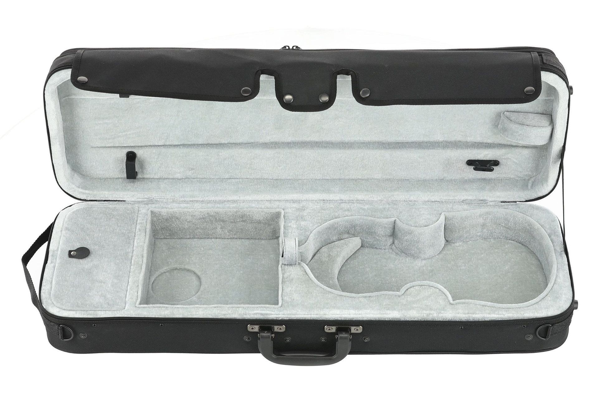 Etui Violine 4/4 Größe CVK-01 Koffer schwarz/grau, Rucksackträger_00009280_