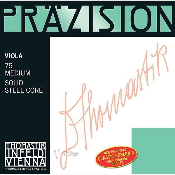 Thomastik Viola "Präzision" mittel  Satz 79 (70,72,73,75) Stahl Vollkern