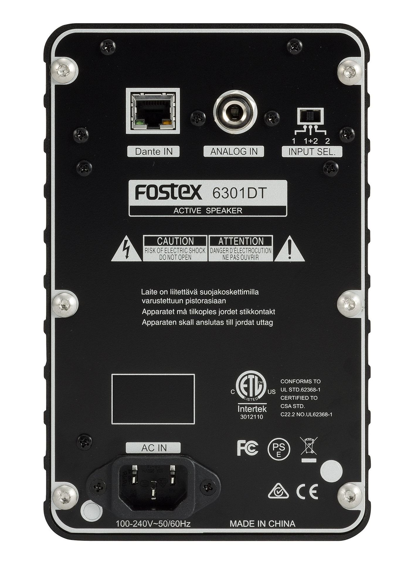 Fostex 6301DT Aktiver Monitor mit Dante-Schnittstelle