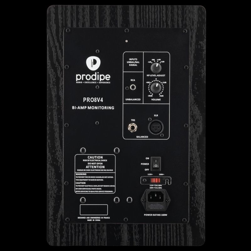 Prodipe Pro 8 V4 Black Studiomonitor  schwarz