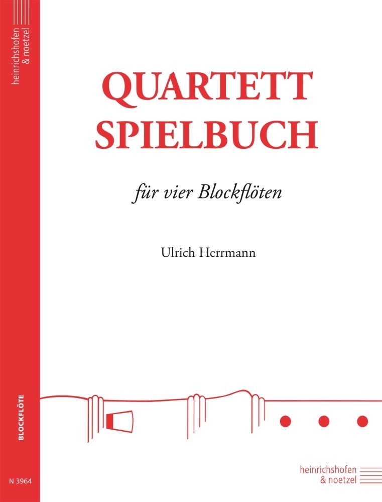 Noten Quartett-Spielbuch I 1 Ulrich Herrmann N 3964 Blockflöte recorder