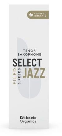 D´Addario Woodwinds 2S Organic Select Jazz Tenorsaxophon Filed Blatt
