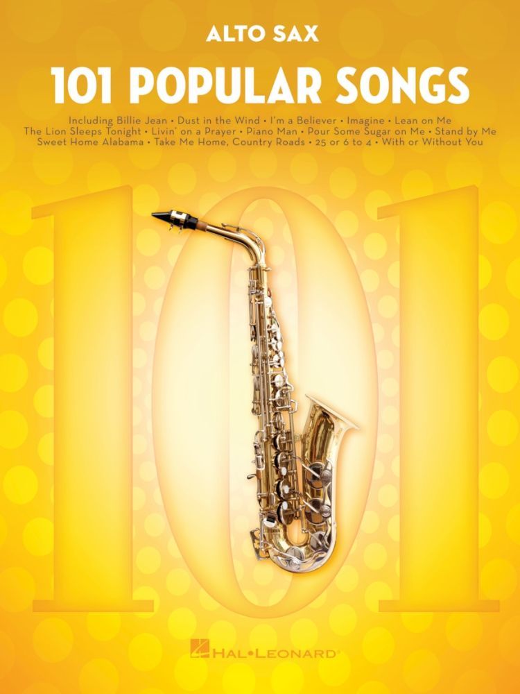 Noten 101 Popular Songs for Altsax HL 00224724 Altsaxophon