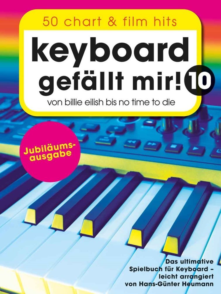 Noten Keyboard gefällt mir 10 ! 50 Chart und Film Hits Bosworth BoE 7986 Heumann