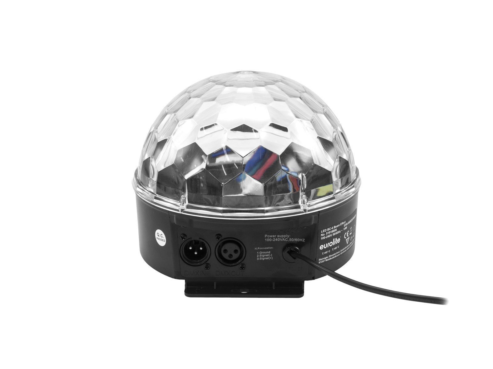 EUROLITE LED BC-6 Strahleneffekt Spiegelkugel-Effekt_00050804_