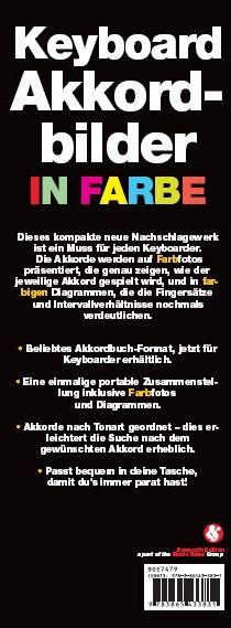 Noten Keyboardakkorde Keyboard Akkordbilder in Farbe BOE 7479