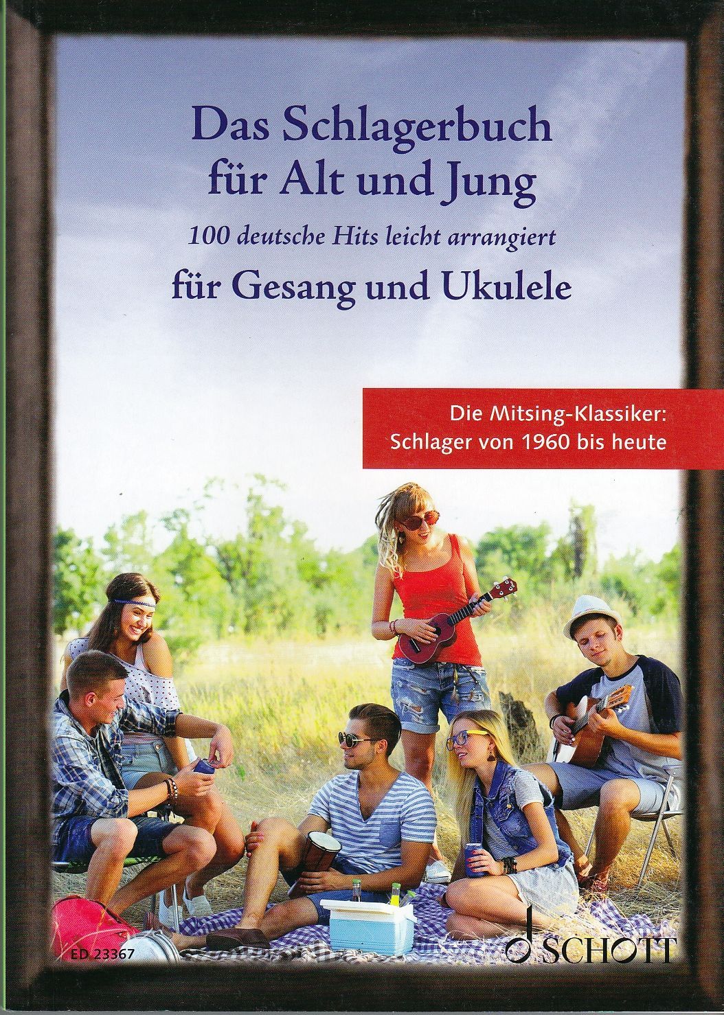 Noten Das Schlagerbuch für Alt und Jung Gesang & Ukulele  ED 23367 
