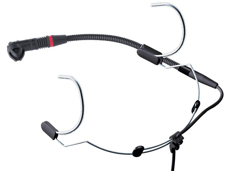 AKG C 555 L Headset-Mikrofon, Ohrbügelmikrofon, Niere, schwarz, Schwanenhals
