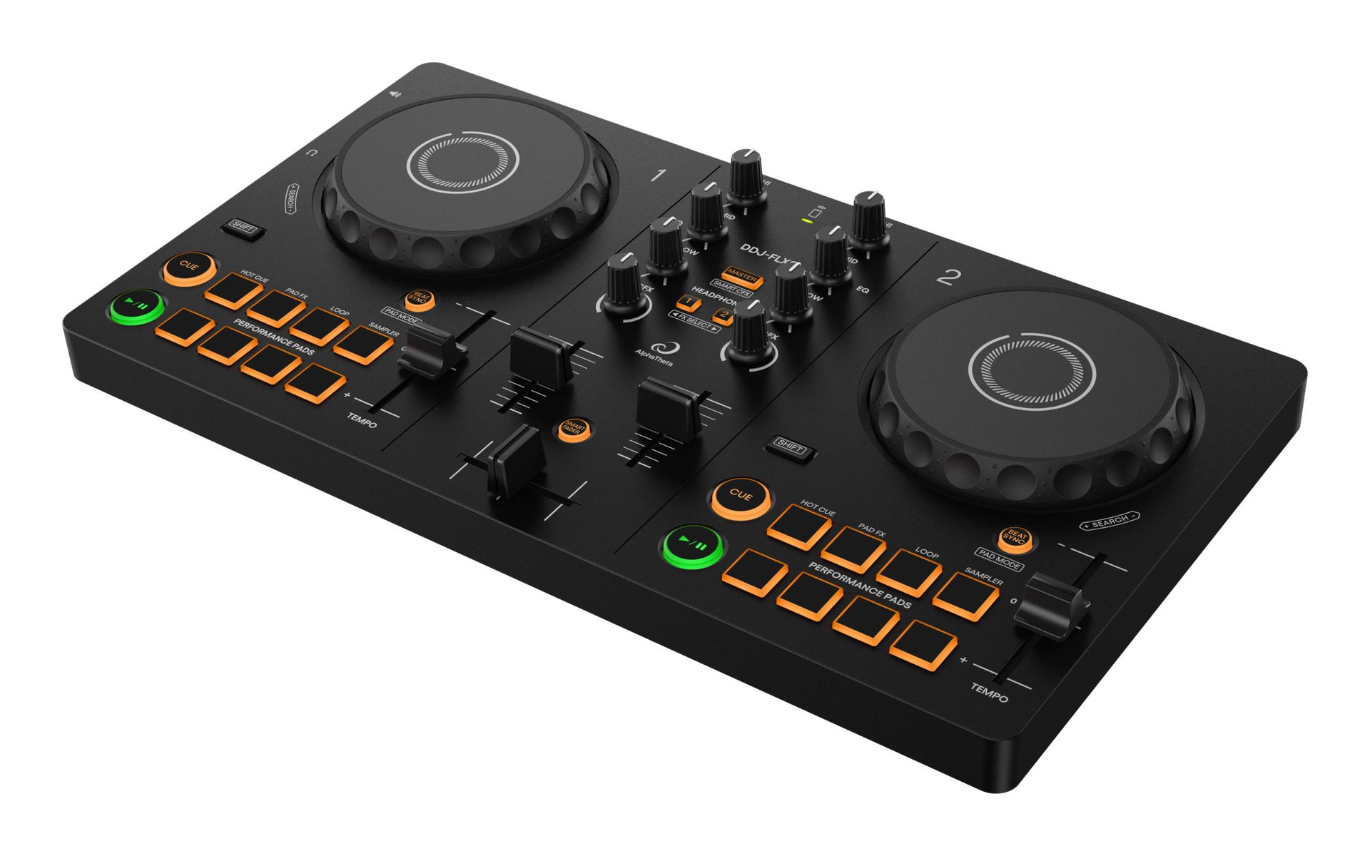 Alpha Theta DDJ-FLX2 DJ-Controller für Einsteiger