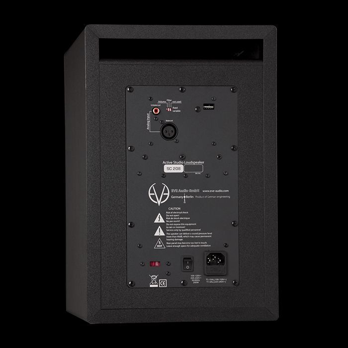 EVE audio SC208 Showroom Modell aktiver Studio Monitor 2-Wege Lautsprecherbox 
