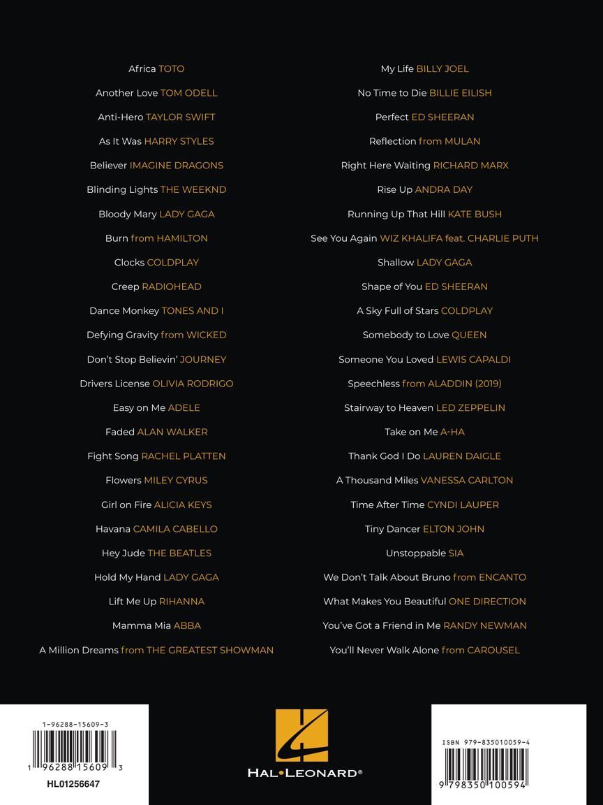 Noten Next First 50 Popular Songs You Should Play on Piano HL1256647