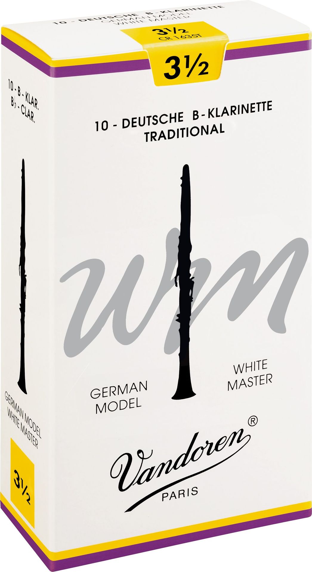 Vandoren Blatt White Master B-Klarinette deutsch 3,5 Traditional