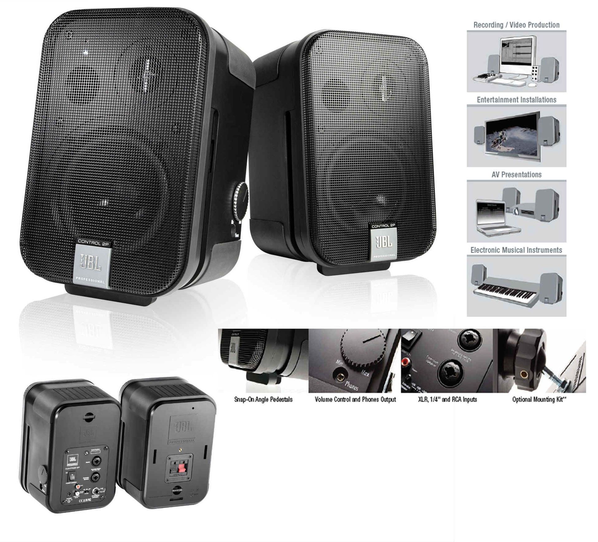 JBL Control 2 PS Kleinlautsprecher-Set